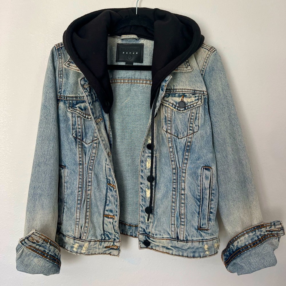 Denim Jacket with Hood
